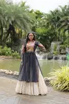 KA 5036 Kora Cotton Navaratri Special Mom Daughter Lehenga Choli Wholesale Shop In Surat